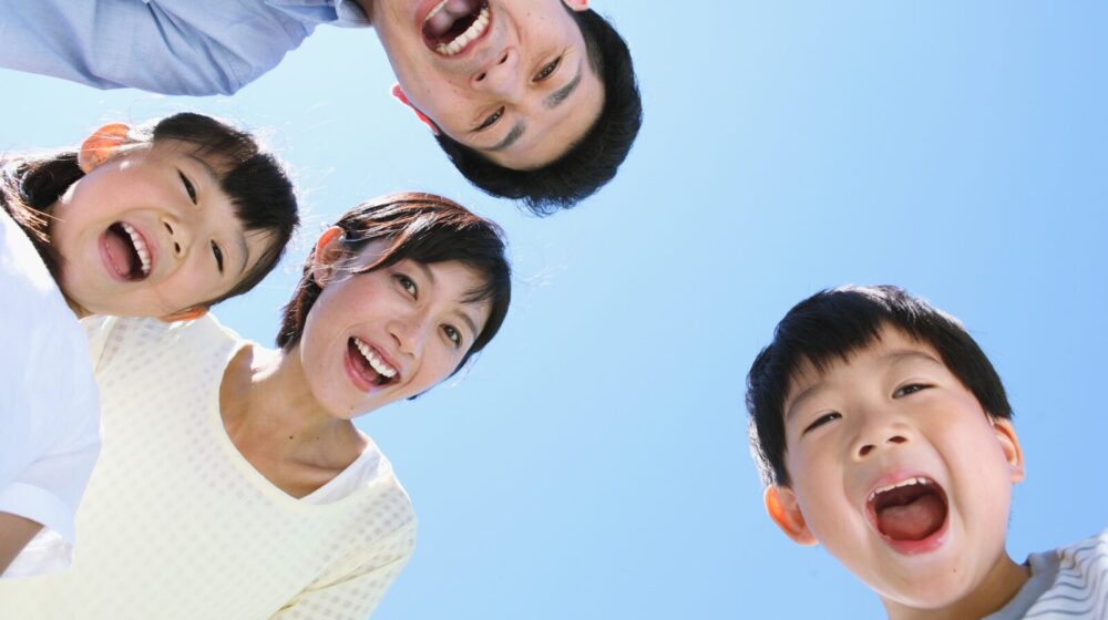 家族の笑顔